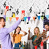 Zonon 25 Pieces Musical Note Hanging Swirl, Music Foil Whirl Theme Party Decoration for Wedding Baby Shower