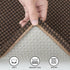 IOHOUZE 2'x3' Small Area Rug, Washable Boho Indoor Outdoor Doormat with Rubber Backing for Kitchen, Bathroom, Brown