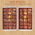 Nonstick Brownie Pan, High Carbon Steel Baking Pan with Dividers, Makes 18 Pre-Cut Brownies for Oven Baking