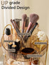 Asayuee 360 Organizer,3 Countertop(Gold) Rotating Makeup Tier Large Capacity Make Up Organizers and Storage,Skincare
