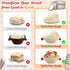 SWIMMORY Supplies,34oz 2 Sourdough Starter Kit,Gift for Bakers Sourdough Bread Baking Starter Jar, Cotton Rope Proofing