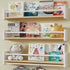 MXCSE Nursery Floating Bookshelf for Kids, Wall Mounted Kids Book Shelf with