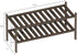 Dranixly 2-Tier Closet, 27.2"x11"x13.2" Bamboo Shoe Rack Stackable Shelf Storage Organizer for Entryway, Hallway
