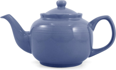Blue Denim Classic Ceramic Teapot, 6 Cup