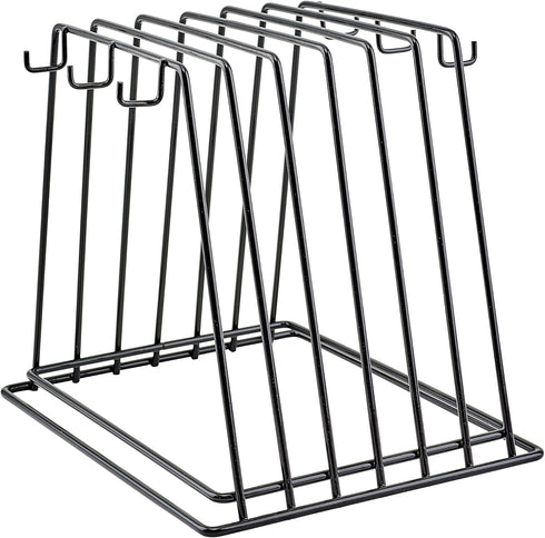 Winco 6-Slot Vinyl Coated Medium Cutting Board Rack