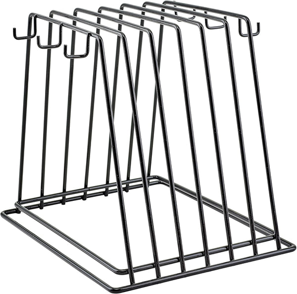 Winco 6-Slot Vinyl Coated Medium Cutting Board Rack