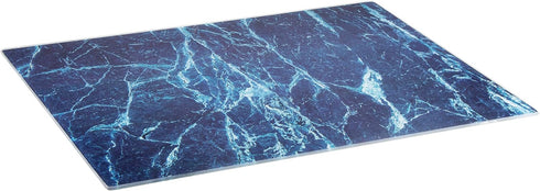 Glass Cutting Board by Clever Chef | Non Slip, Shatter-Resistant, Durable, Stain Resistant, Dishwasher Safe, 12" x