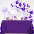 B-COOL Sequin Tablecloths, Purple Glitter Mermaid Table Cloths for Halloween Parties, 50x50inch