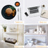 Non-Adhesive Kitchen Shelf Liner Drawer Liners, Waterproof Refrigerator Mats with Strong Durable Kitchen Cabinets Mat