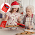 WILLBOND 12 Pieces Christmas Pot Holders, Funny Heat Resistant Oven Mitts for Baking Cooking (Christmas)