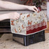 chaqlin 4 Slice Toaster with Cover, Wide Slot, Machine Washable Small Appliance Covers, Newspaper Butterfly Print