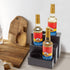 GOVOKOI 3 6 Bottles(750ml) Station(3 Black Wood Coffee Syrup Rack Organizer, Tier Syrup Bottle Holder for Coffee Bar