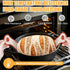 gonsir 2Pcs Set 2PCS Silicone Bread Sling, Oval Silicone Baking Sling with Longer Handles, Non-Stick & Easy Clean Dutch