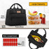 HOMESPON Insulated Lunch Bag for Women Men Cooler Lunch Box Tote for Work Picnic (Black)