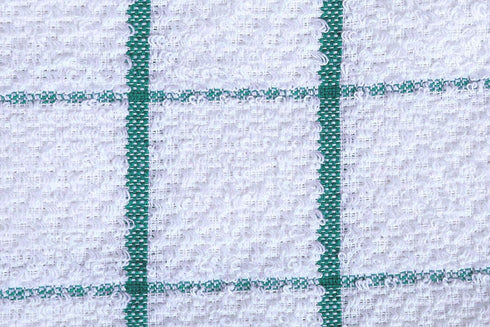 AMOUR INFINI Cotton Kitchen Dish Cloths Set of 8 - Highly Absorbent, Soft Terry Cleaning Cloths (Turquoise)