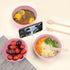 Microwave Ramen Cooker,Ramen Bowl With Chopsticks and Spoon,For Office College Dorm Room Essentials Instant Lunch Ideal for Shin and Buldak Ramen Noodle On The Go, Dishwasher-Safe,BPA-Free. (Pink) by RORBAM