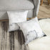 Britimes Set of 2 Throw Pillow Covers 18 x 18 Inches - Modern Abstract Oil Painting Decorative Cases for Home