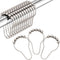Amazer Shower Curtain Hooks - Decorative Rust Proof Stainless Steel Set of 12 for Bathroom Shower Rods