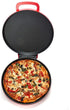 Zenith Versa Grill Non-Stick Pizza Maker Machine - Electric Indoor Grill, Calzone Maker, Red