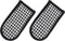 uxcell 2Pcs Pot Handle Covers, Heat Resistant Sleeve for Iron Skillet, Kitchen Baking Cooking Supplies, Black White