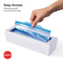 Copco Storage Bag Organizer, 11.6 L x 3.9 W x 2.8 H inches, White