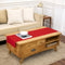 Solino Home Linen Red Table Runner 48 Inches - 100% Pure Linen