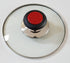 Cookware Universal Kitchen Replacement Pot Lid Cover Knob Handle - Black/Red