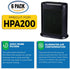 ??VEVA Air Purifier Filter Replacements - 6 Pack Precut & Compatible with Honey-well HPA200 Purifiers - Premium Activated Carbon Pre-Filters