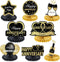 Happy Wedding Anniversary Decorations Table - Honeycomb Centerpiece, 8pcs Anniversary Theme Party Supplies for Adult,