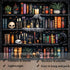 Algasan 59.1 51.2 Inches Magic Bookshelf Tapestry Magical Book Tapestry Gothic Witchy Vintage Library Skull Potion