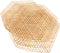 Hemoton Bamboo Mesh Pad Round Woven Placemats, Heat Insulation Dish Mat