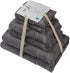 Set 6 (2 2 2 Set SOFE H&L | NADIAS Luxury Turkish Cotton Towel of Bath Towels Hand Towels Wash Cloths) Gray | Light