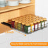 RCHYFEED Pull Out Spice Rack Organizer for Cabinet, Heavy Duty Slide Out Seasoning Organizer Fits Kitchen and Pantry