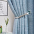 Curtain Holdback, 2pcs Wall Mounted Drapery Tiebacks with Clear Crystal Ball, Heavy Duty Metal Decorative Curtain
