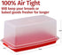 SIGNORA WARE -2 1 Bread Box -Dual Use Bread Holder/Airtight Plastic Food Storage Container for Dry or Fresh Foods