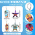 Bucherry 36 Pcs Beach Summer Party Favors, Wooden Surfboard Keychain Gifts for Hawaiian Luau