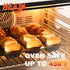 HONGBAKE 2 Pack Mini Loaf Baking Pans, 8-Cavity Nonstick Small Cornbread and Banana Bread Set