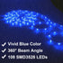 Areful 16Ft Rope Lights, Waterproof Connectable Strip Lighting Blue, Indoor Outdoor Mood Lighting for Home Christmas