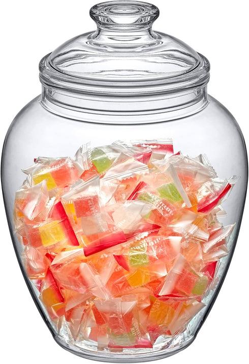 Amazing Abby - Sugar Sugar - 140-Ounce Plastic Candy Jar with Lid,