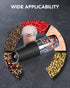 Set, FORLIM Gravity Electric Salt and Pepper Grinder Automatic Pepper Grinder Shakers Mill, Upgraded Batteries Powered