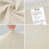 Stretch Jacquard Dining Bench Cover, Removable Washable Slipcover Protector for Bedroom, Kitchen, Hotel (Beige)