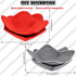 4 Pieces Bowl holders Microwave Bowl Cozy Small Bowls Holder Bowl Potholders for Microwave Hot Plate Bowl Food Temperature for Home Kitchen Holder Sponge and Microfiber Key by Patelai