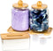 ELECNEST Glass Laundry Jars with Airtight Lids - Kitchen & Laundry Room Organization