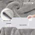 24 Set: 2 4 6 8 4 Mixweer Piece Light Grey Microfiber Absorbent Towel Oversized Bath Sheets, Bath Towels, Hand