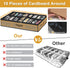 Under Bed Shoe Storage Organizer, Fits 16 Pairs Shoes and 4 Pairs Boots, Extra Large Bins for Closet, Black, Set of 2