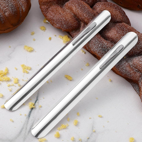 NOLITOY 5pcs Crumb Sweeper, Stainless Steel Scraper for Restaurant Table Bread Cleaning, Waiter Servers Tool