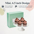 Portmeirion Sophie Conran White Mini Cake Stand, 6.5 Inch for Dessert Display