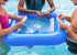 28 Set Poolcandy Floating Game Table with Waterproof Playing Cards Inflatable Pool Card Table, Puncture-Resistant