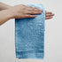 DAN RIVER 100% Cotton Washcloths, 24 Pack, Quick Dry Essential Towels for Bathroom, 12X12 in, Blue