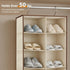 Pcaelin Closet 20 Closet Hanging Shoe Organizer for - Wider Sections Shoe Storage Rack, Sturdy Shoe Shelves Holder